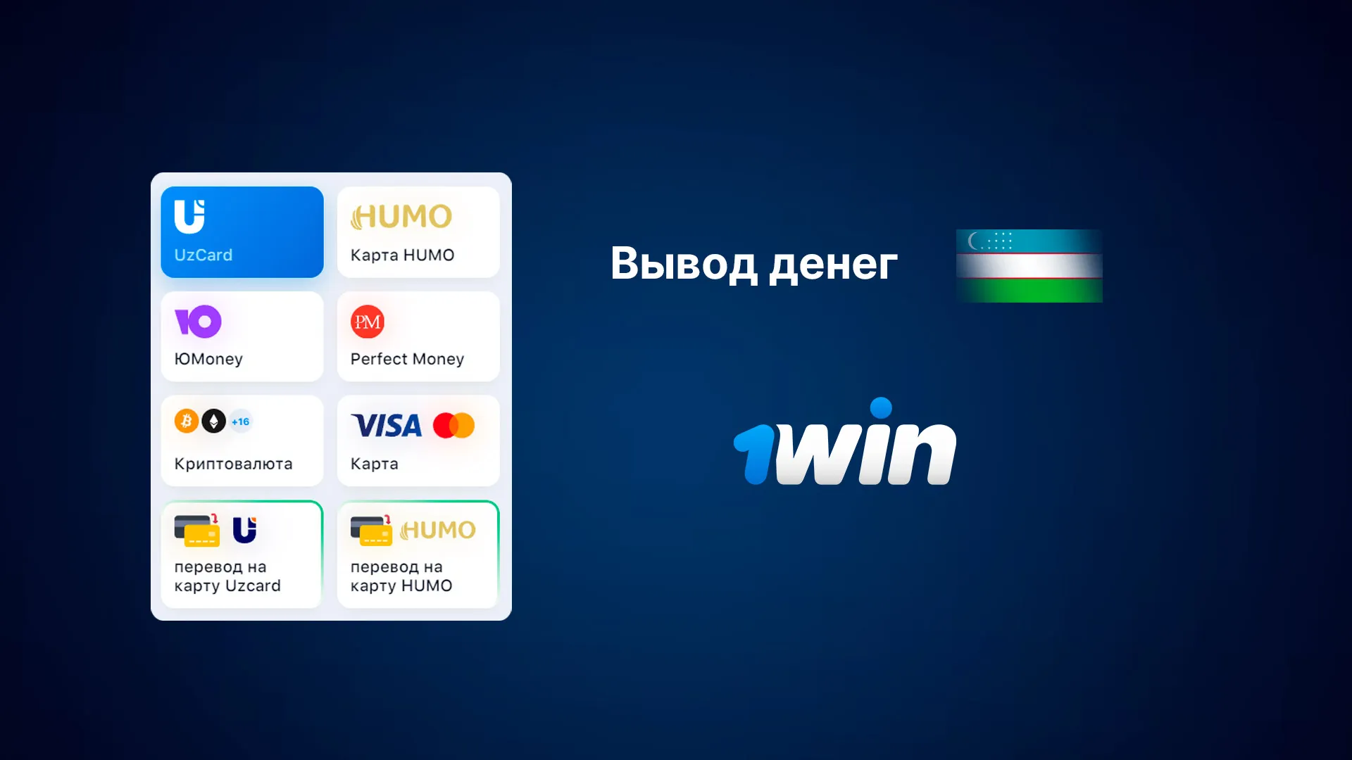 1Win Как вывести деньги? | Вывод денег из 1Вин в Узбекистане